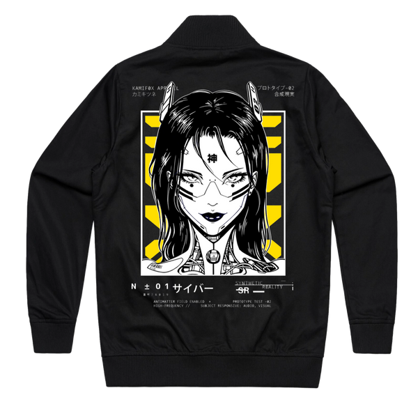 CYBER KITSUNE BOMBER JACKET [XS & S] – kamifox