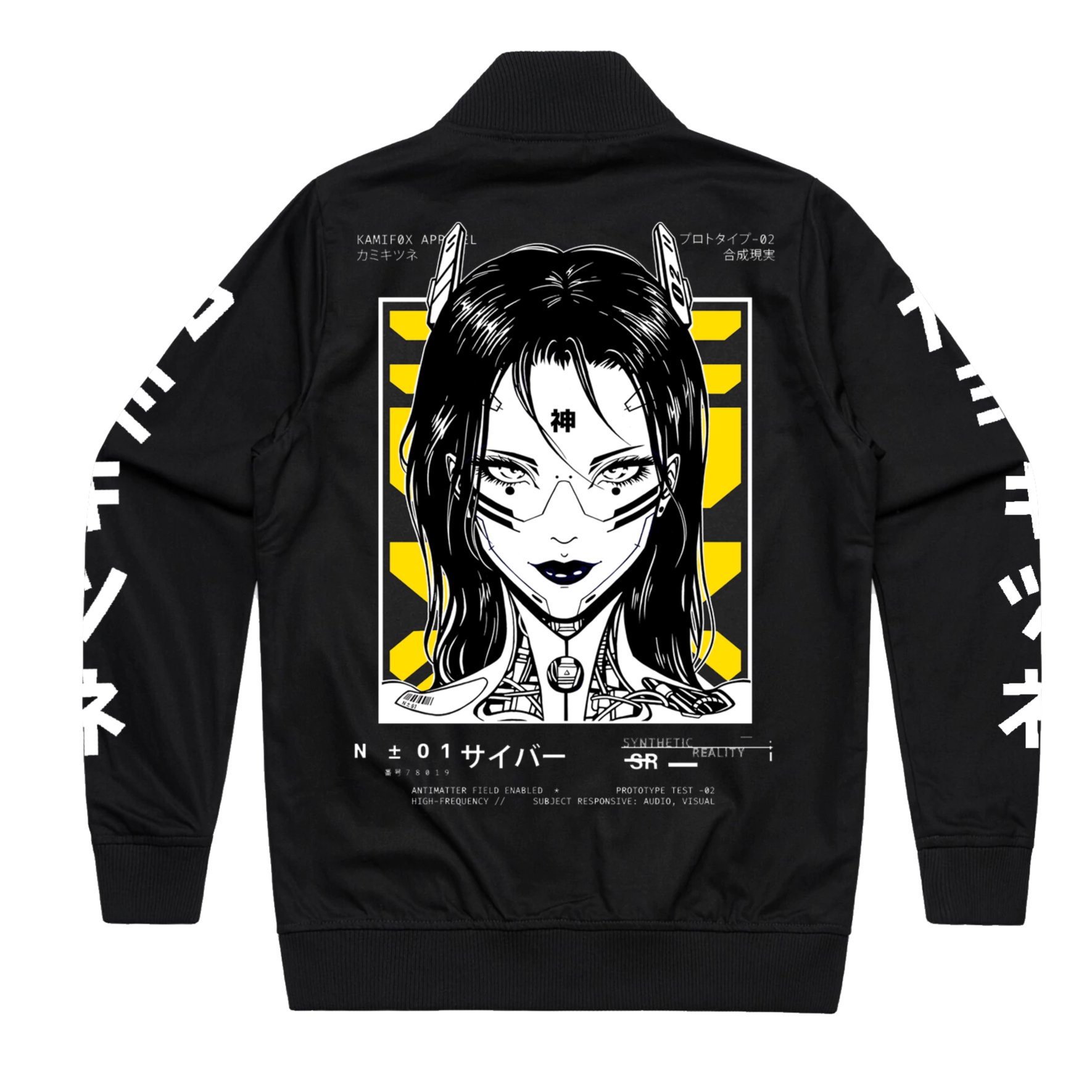 CYBER KITSUNE BOMBER JACKET  [ M --> 2XL ] LIMITED RELEASE